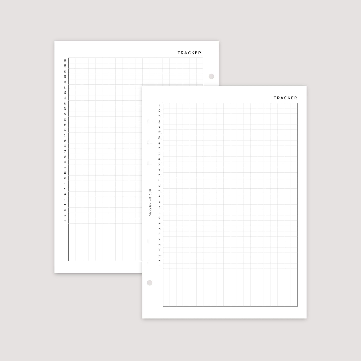 Tracker – Planner Inserts