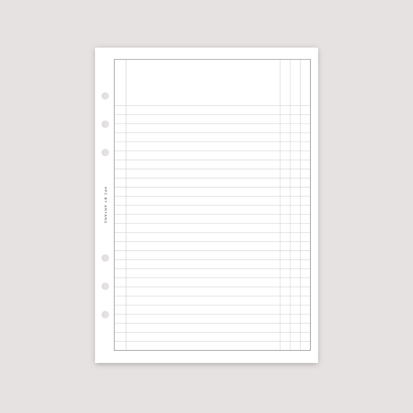 Inbox - Planner Inserts