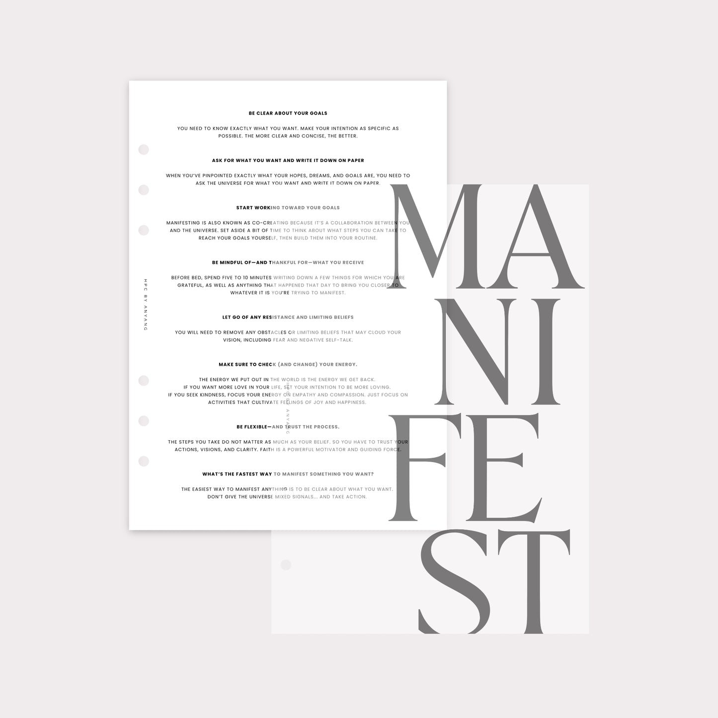 PD030 - Manifest - Dashboard Set - Cardstock & Vellum Bundle