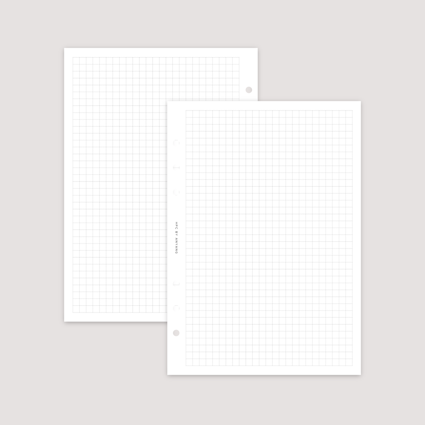 Notes - Grid - Planner Inserts