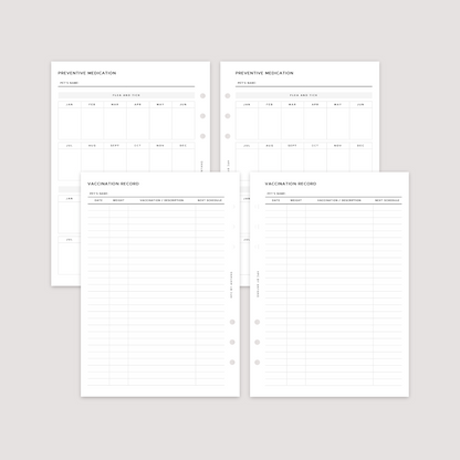 Pet Planner - Planner Bundle