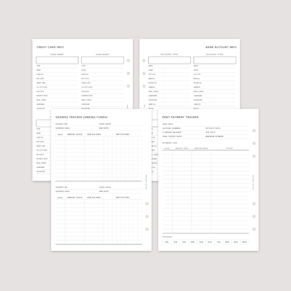 Finance and Budget Planner Bundle