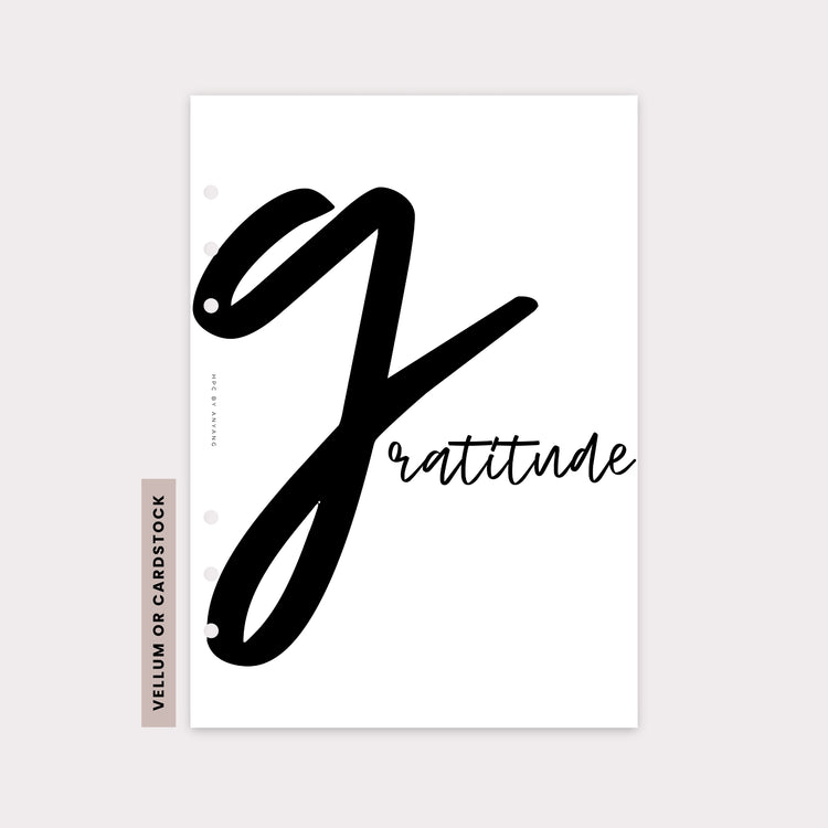 PD016 - Gratitude - Planner Dashboards