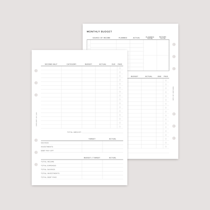 Finance and Budget Planner Bundle