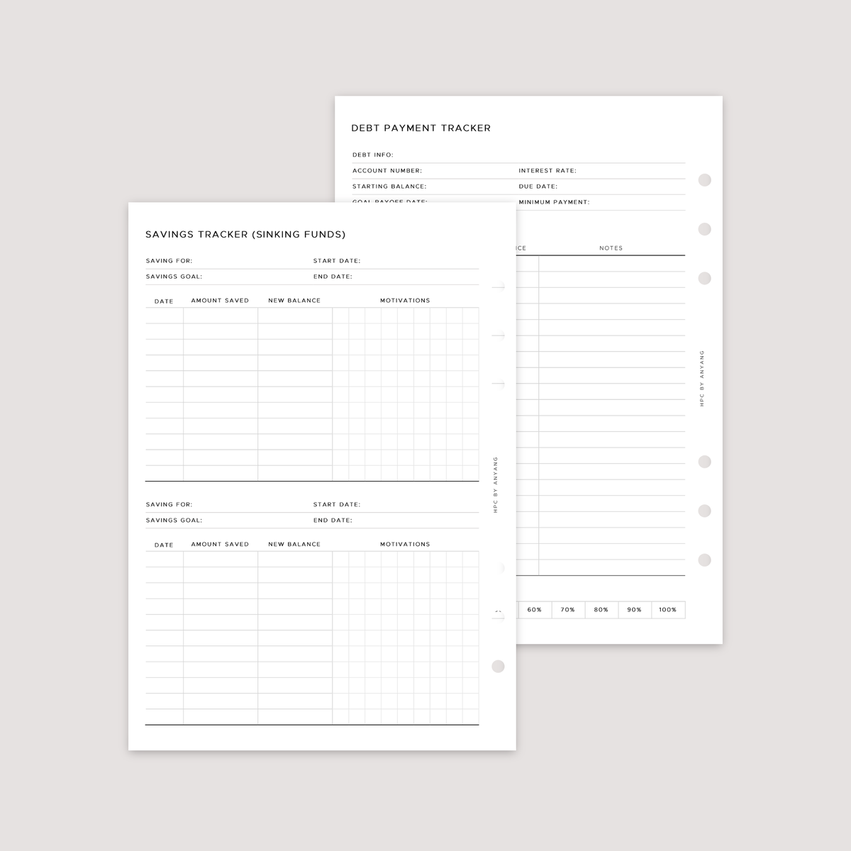 Finance and Budget Planner Bundle
