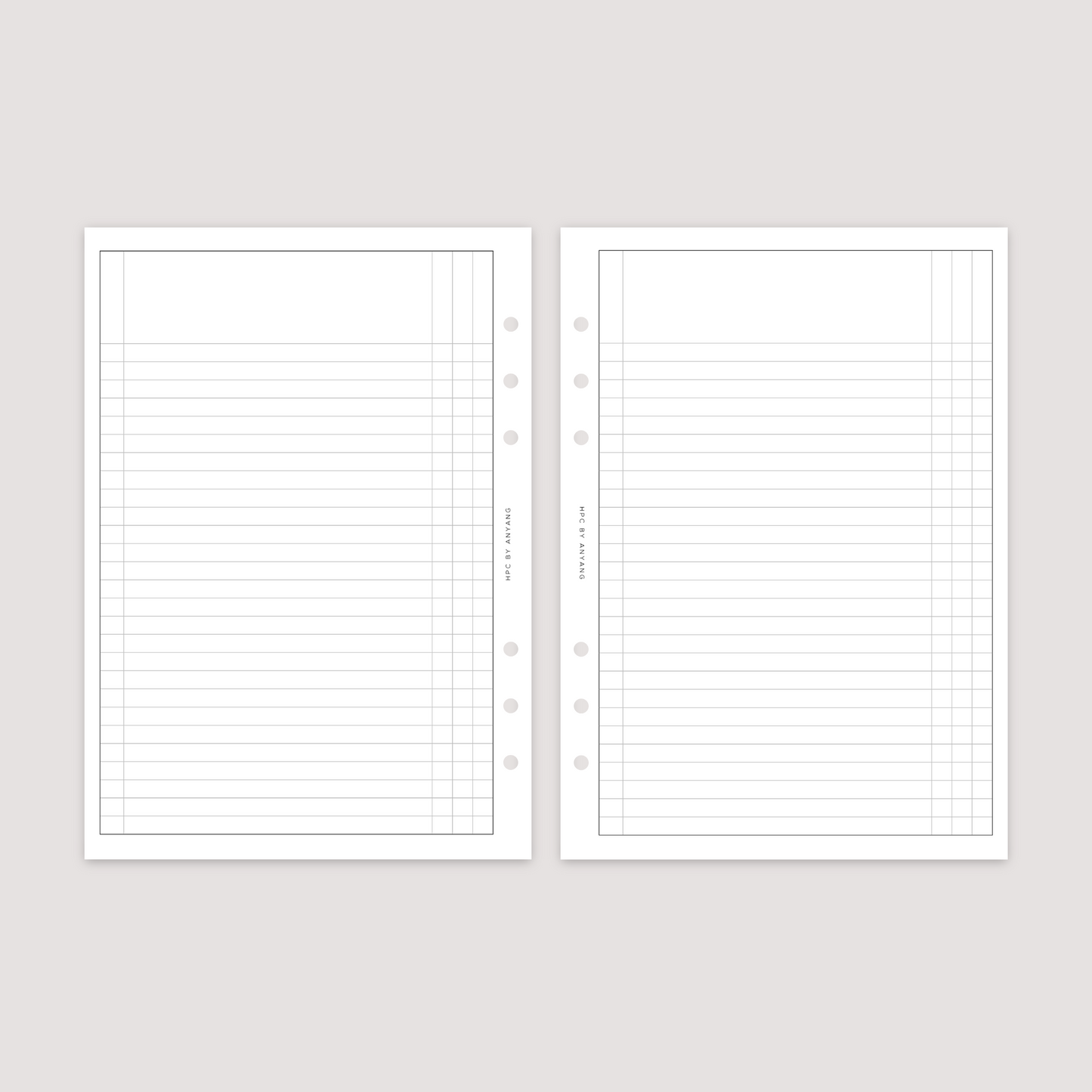 Inbox - Planner Inserts