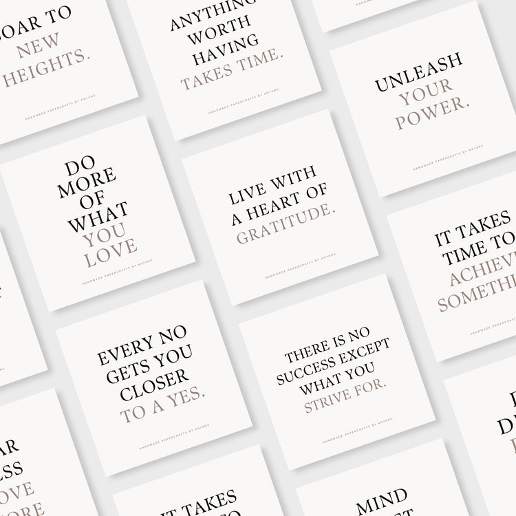 QC001 - Planner Cards - Quote Cards