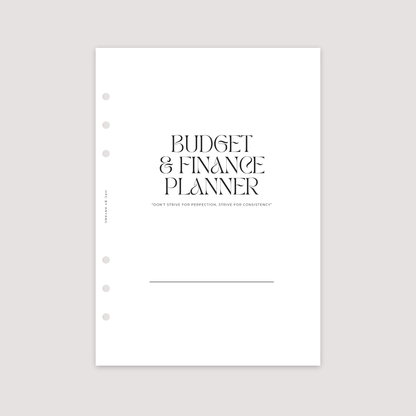Finance and Budget Planner Bundle