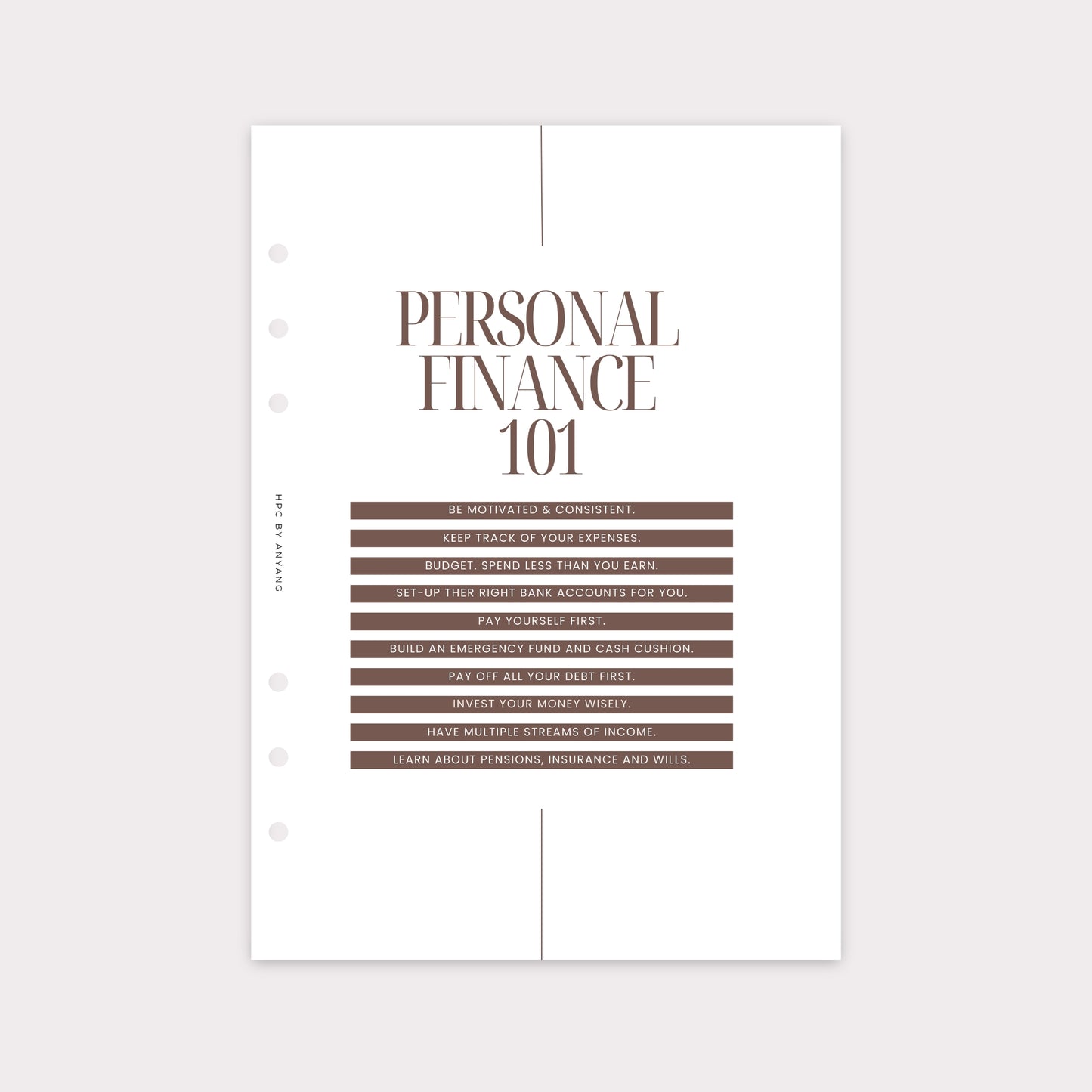 PDFIN001 - Finance Planner Dashboards