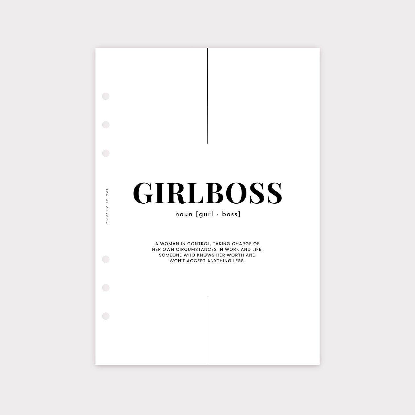 PD022 - Girl Boss - Planner Dashboards