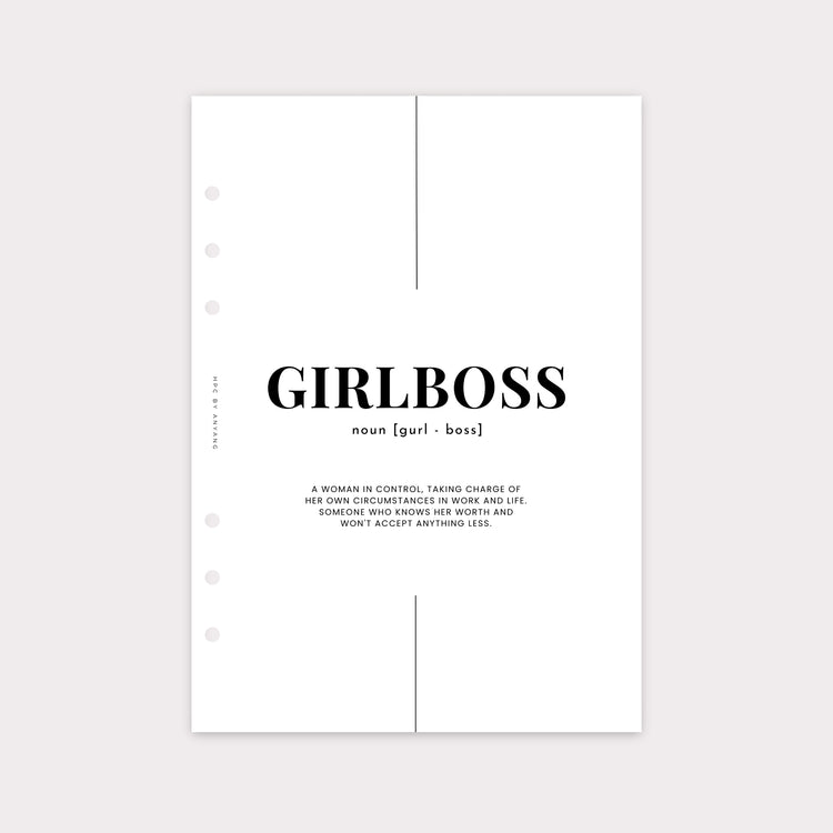 PD022 - Girl Boss - Planner Dashboards