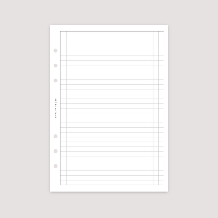 Inbox - Planner Inserts