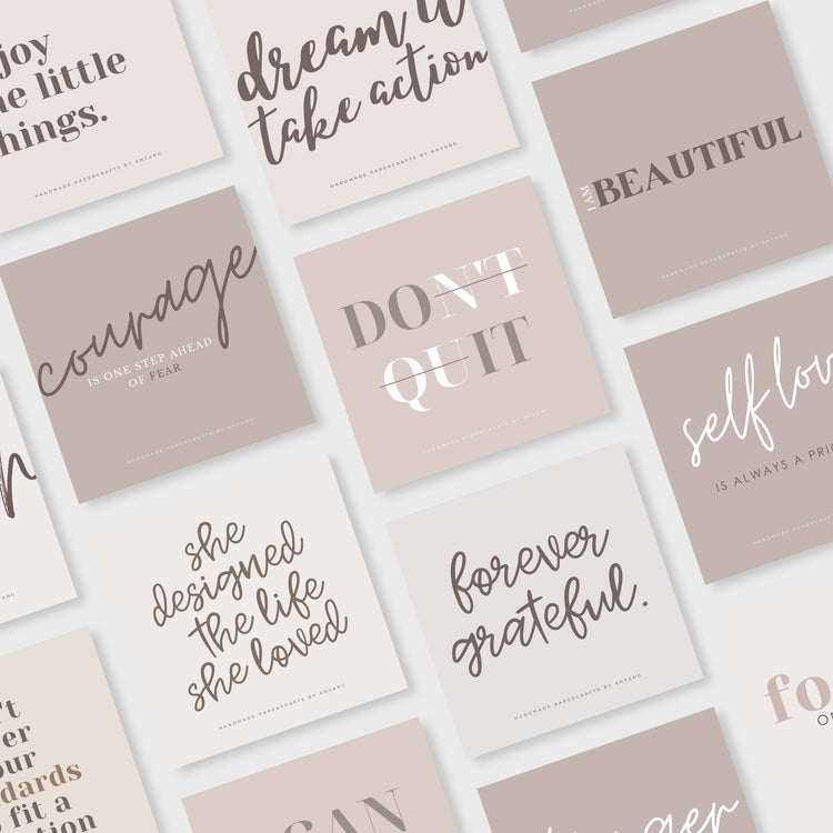 QC002 - Planner Cards - Quote Cards
