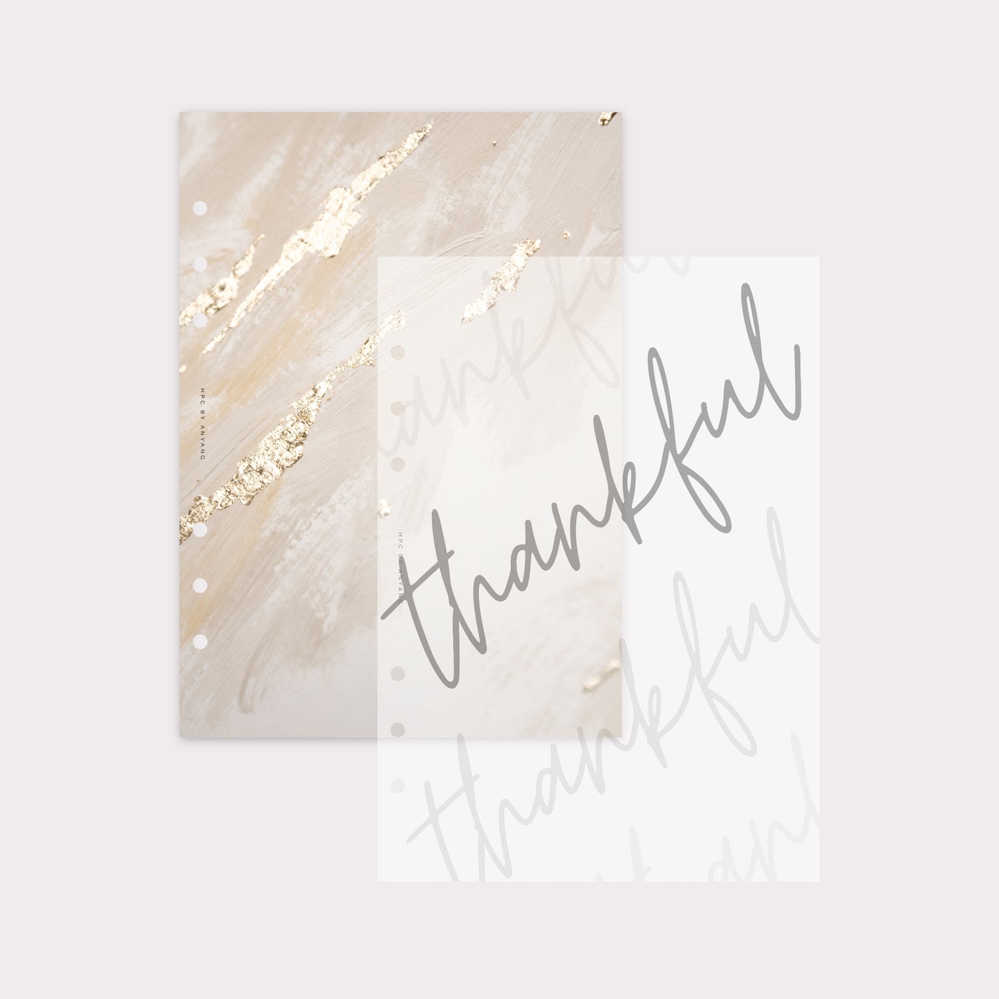 PD034 - Thankful - Dashboard Set - Cardstock & Vellum Bundle