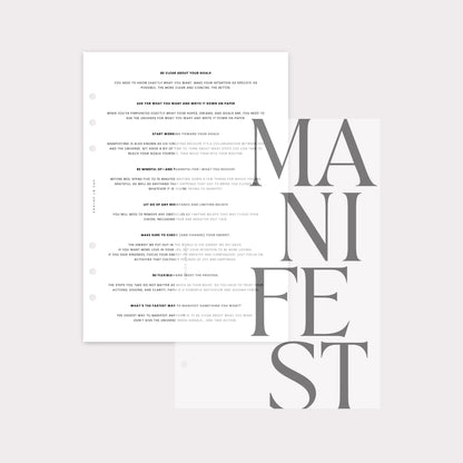 PD030 - Manifest - Dashboard Set - Cardstock & Vellum Bundle