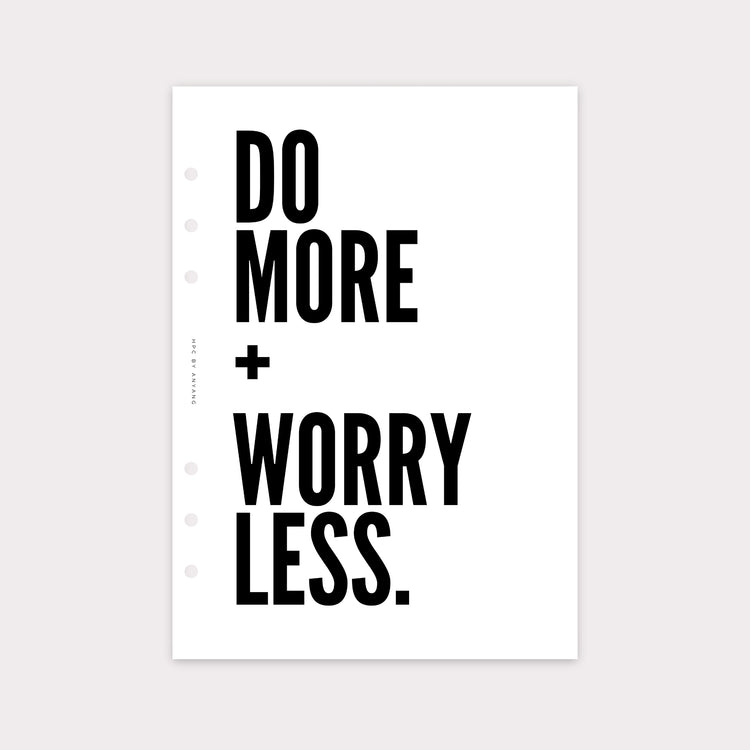 PD006 - Do More Worry Less - Planner Dashboards