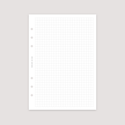 Notes - Grid - Planner Inserts