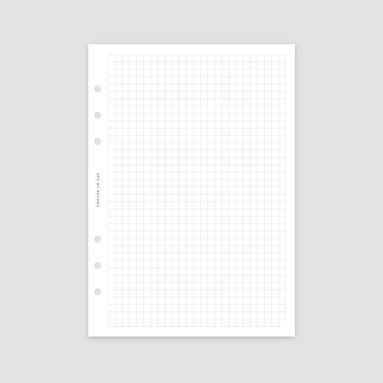 Notes - Grid - Planner Inserts