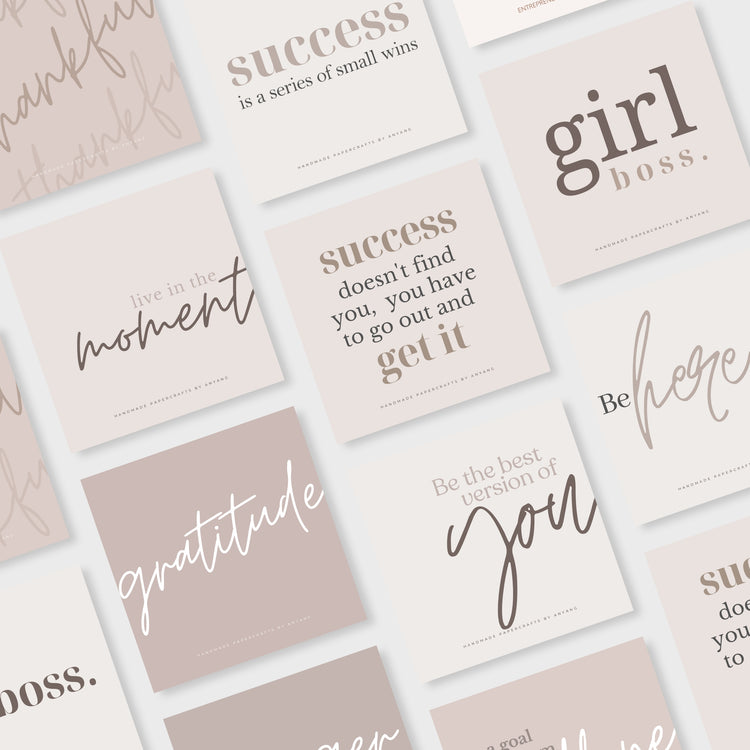QC003 - Planner Cards - Quote Cards