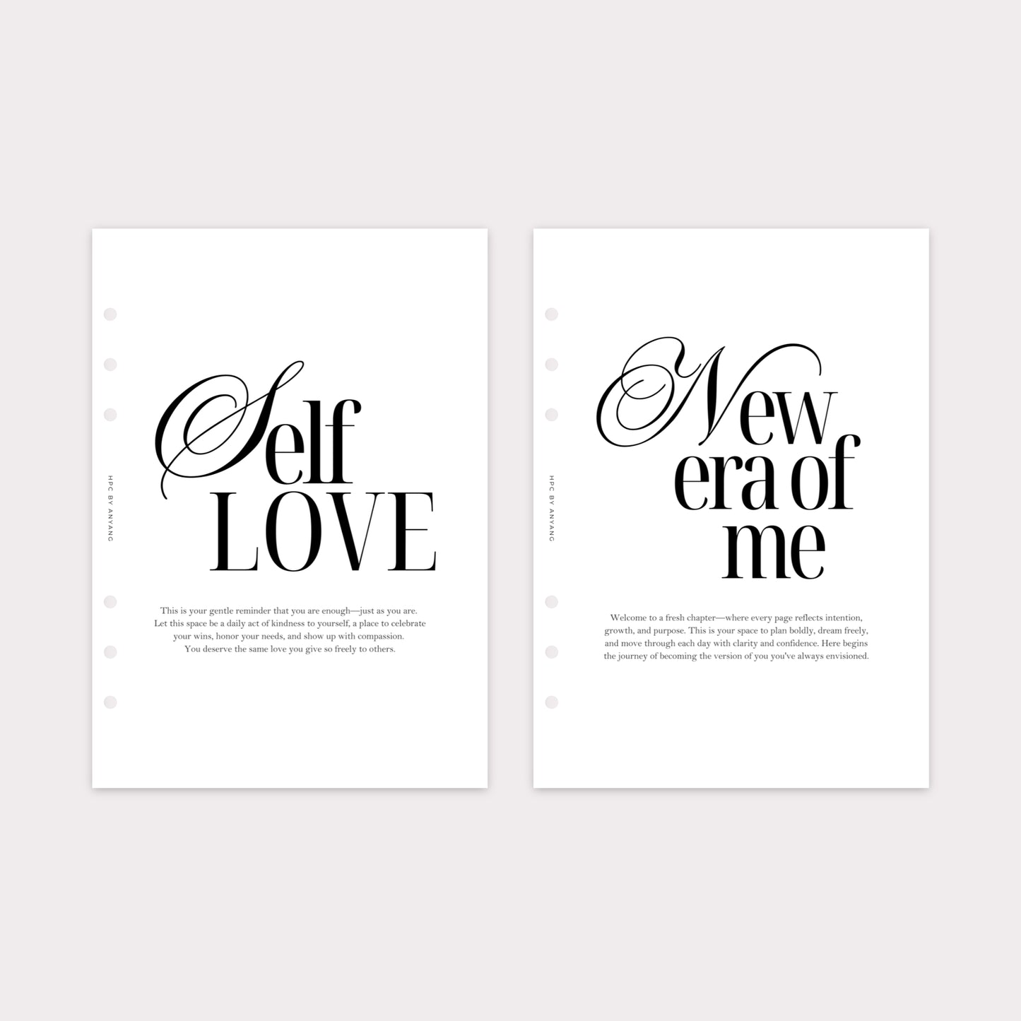 PD003 - Self Love + The New Era of Me - Dashboard Bundle