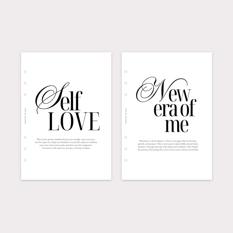 PD003 - Self Love + The New Era of Me - Dashboard Bundle