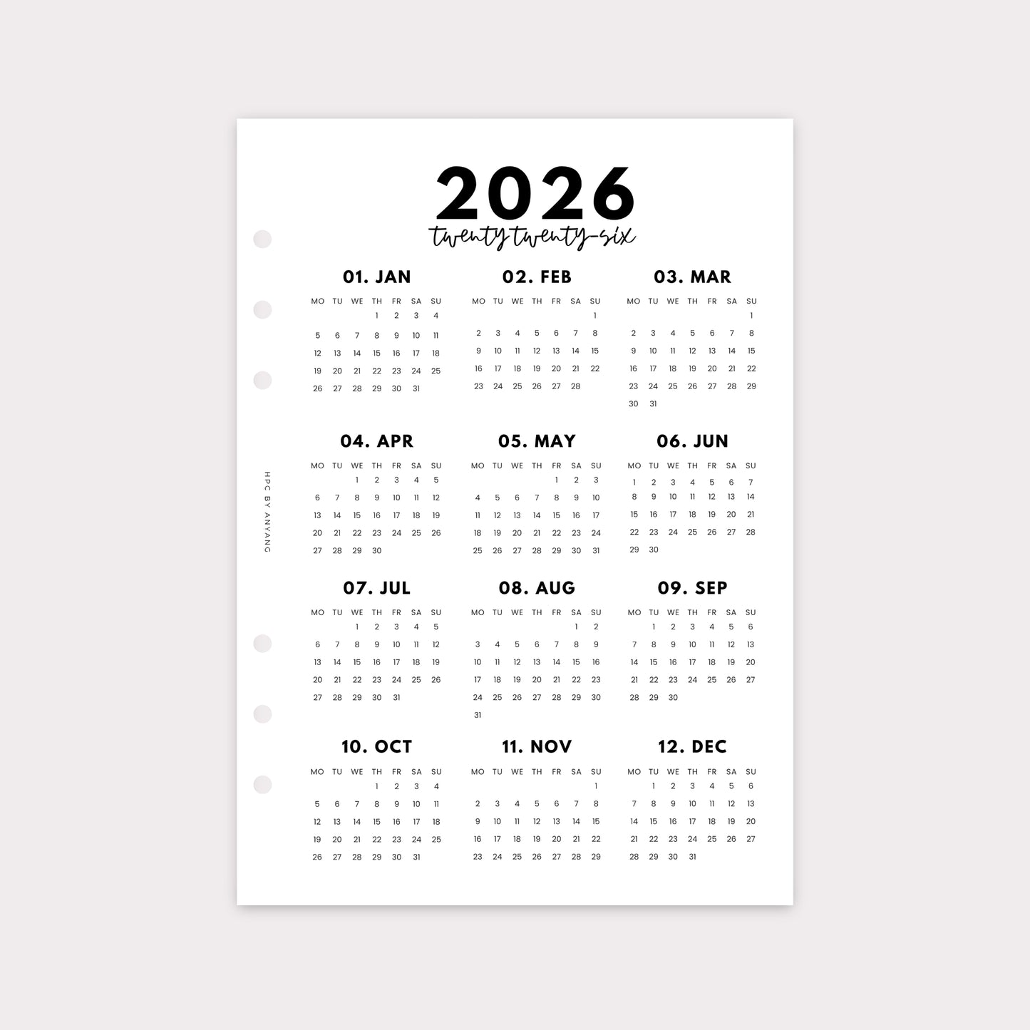 PD2026-004 - 2026 Planner Dashboards