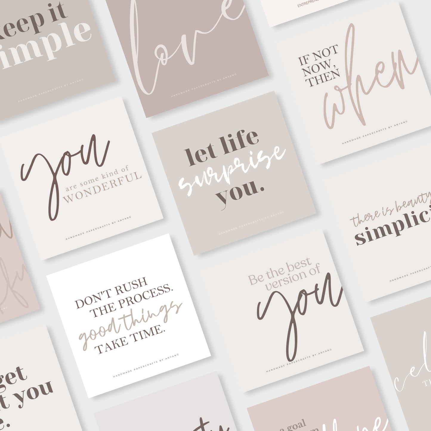QC004 - Planner Cards - Quote Cards