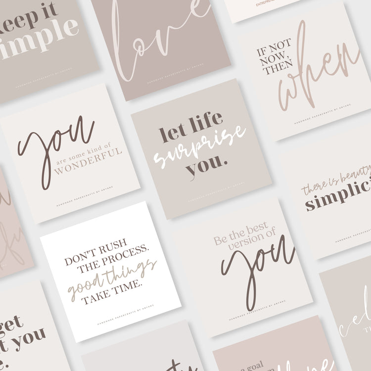 QC004 - Planner Cards - Quote Cards
