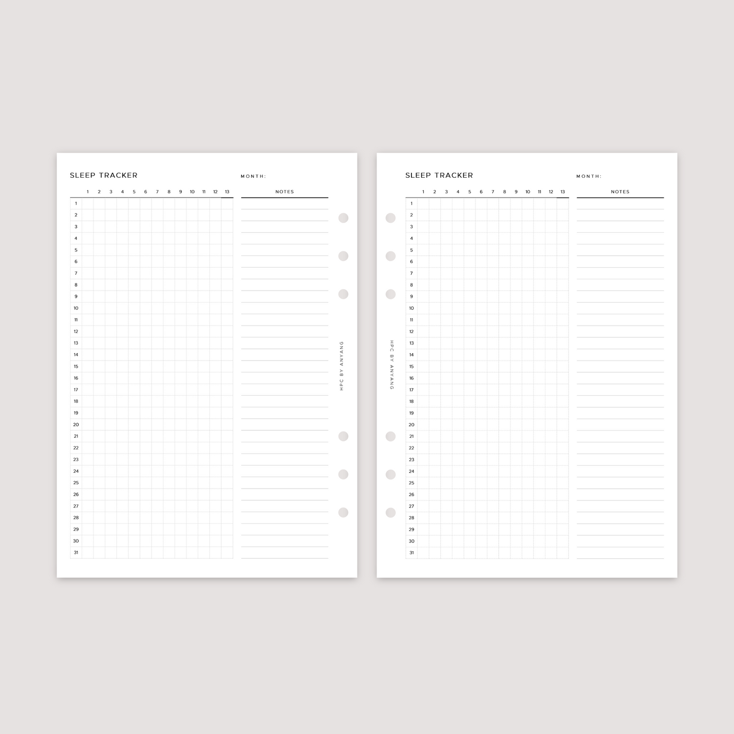 Health and Wellness - Planner Bundle