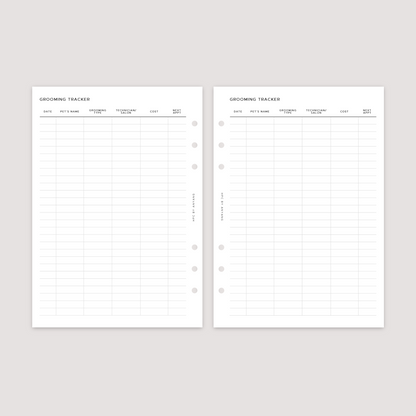 Pet Planner - Planner Bundle