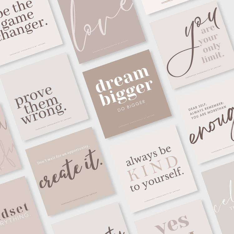 QC005 - Planner Cards - Quote Cards