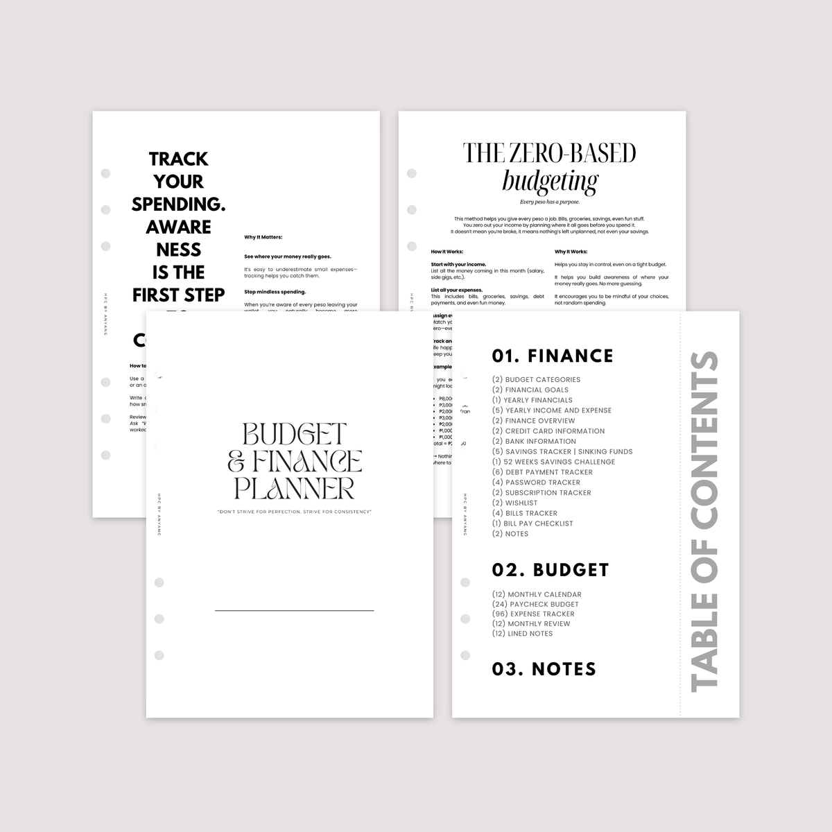 Finance and Budget Planner Bundle