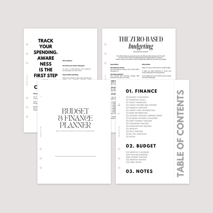 Finance and Budget Planner Bundle