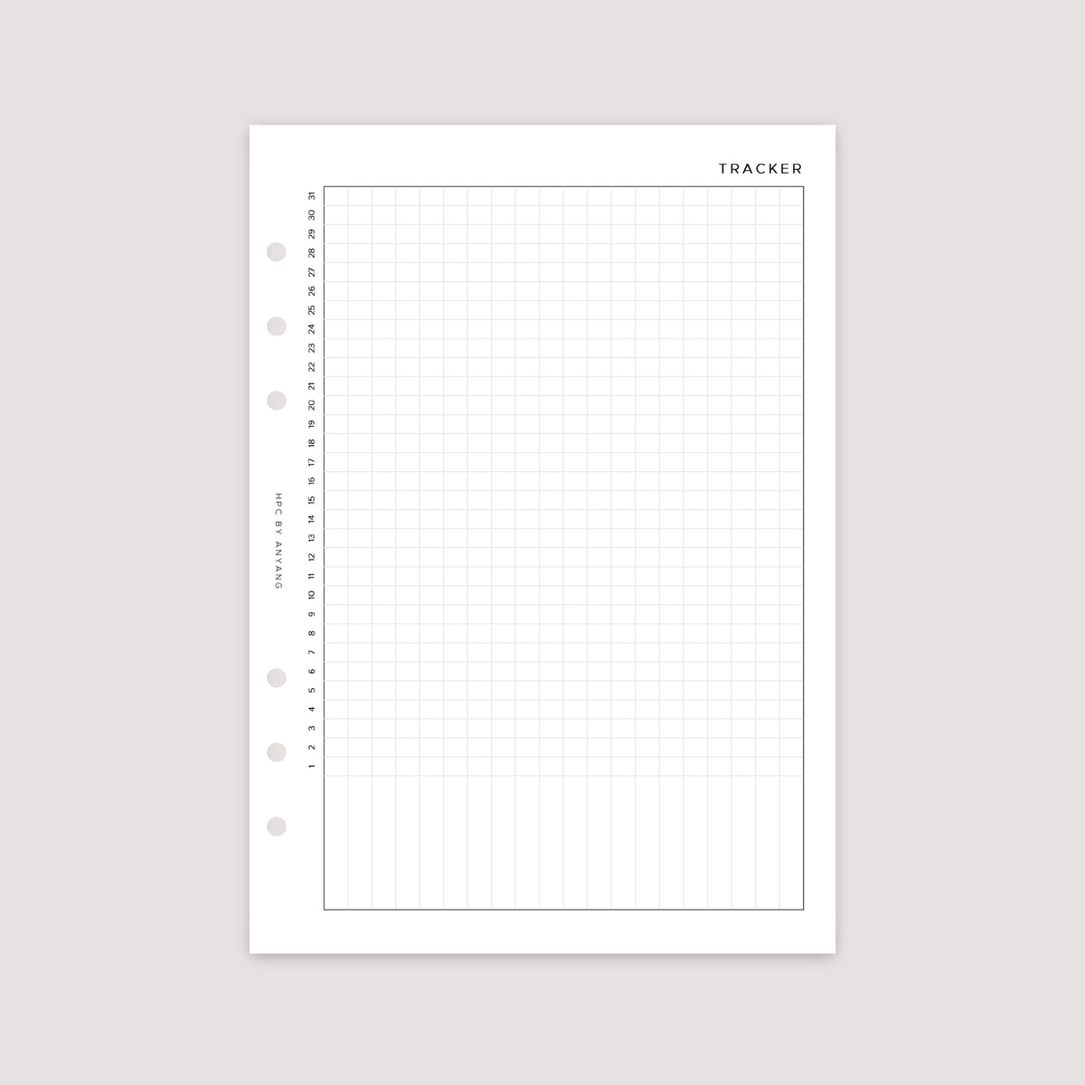 Papercraft Planner Tracker – Planner Inserts – Handmade Papercrafts By Anyang