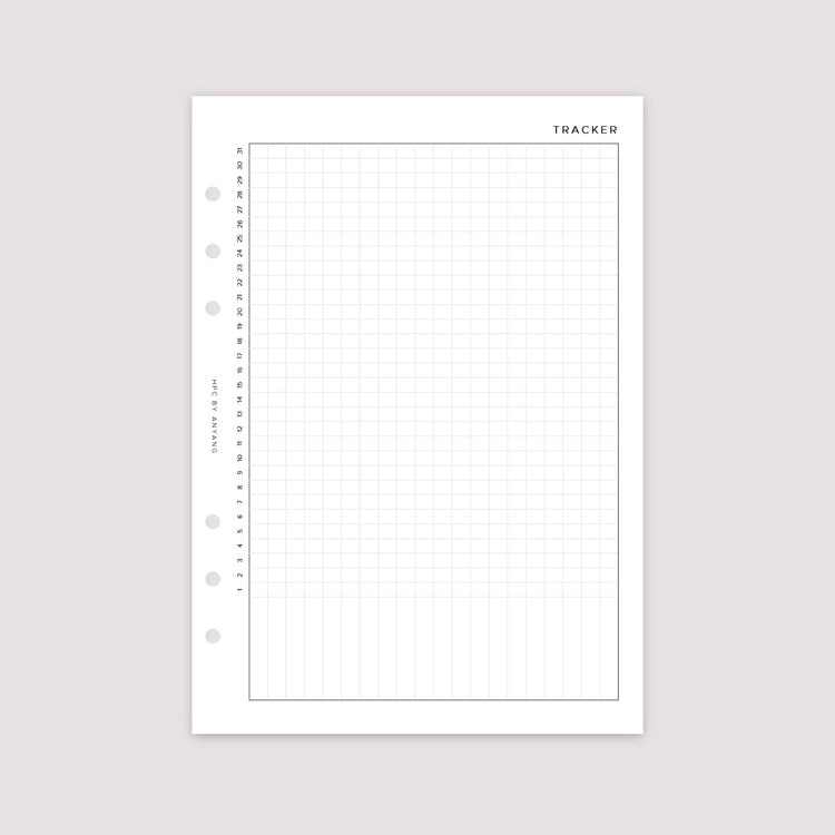 Tracker – Planner Inserts