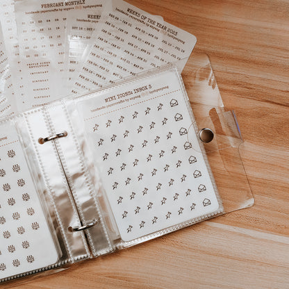 2-Ring Sticker Binder for your HPC's Planner Stickers