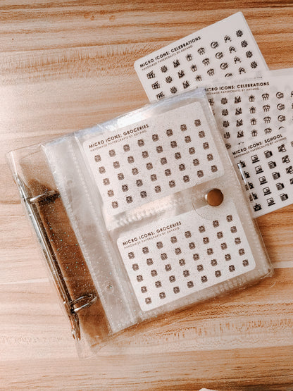 2-Ring Sticker Binder for your HPC's Planner Stickers