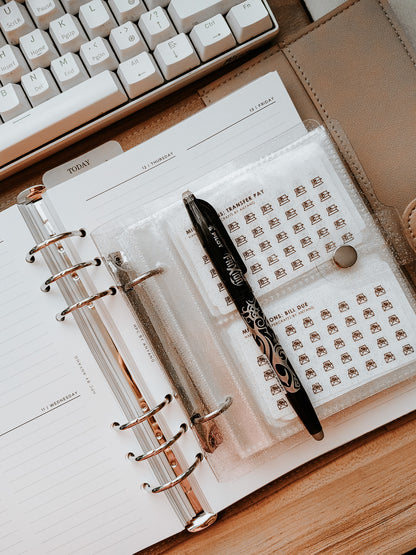 2-Ring Sticker Binder for your HPC's Planner Stickers