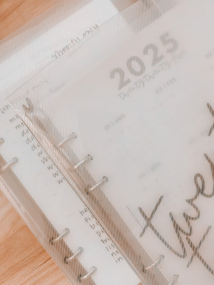 Clear A5 Binder